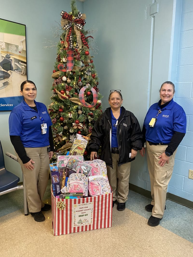 Karnes County Immigration Processing Center Toys For Tots