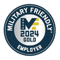 Military Friendly 2024 Gold Employer 
